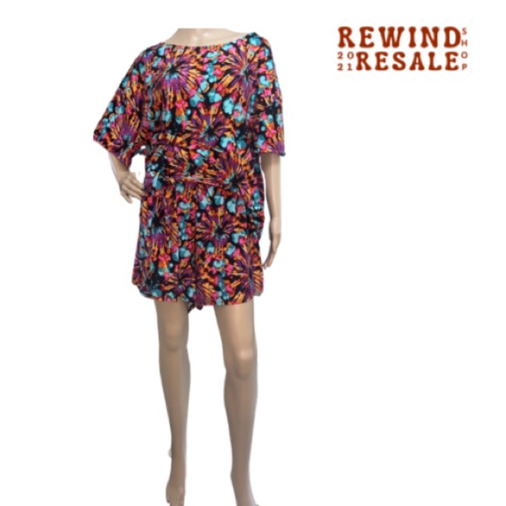Full Circle Trend Women w Love womens plus 2 pc short set Sz 3X